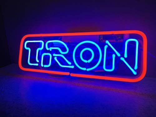 Tron Neon Sign Light Beer Bar Arcade Sign Game Room Wall Decor Handmade Visual Artwork Gifts