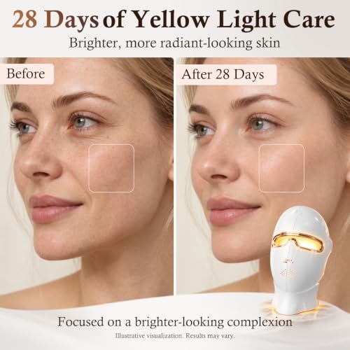 Red Light Therapy Mask for Face, 850nm NIR Treats Acne Wrinkles DROPS TO - image 7