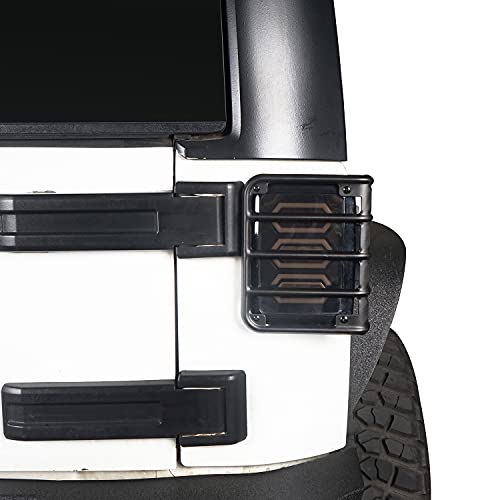 U-Box Wrangler Tail Light Cover, Matte Black Jk Rear Euro Tail Lamp Guard Compatible With Jeep Wrangler Jk & Wrangler Unlimited 2007-2018 #TOP4