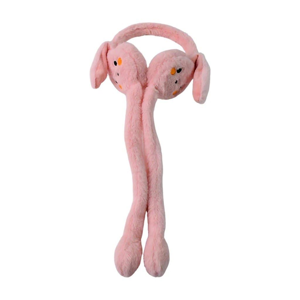 Ear Muffs with Moving Jumping Rabbit Ears | Moving Rabbit Ear Warmers with Sound |-image-44