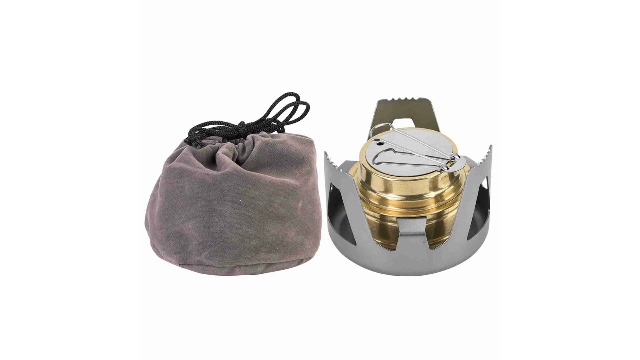 VGEBY réchaud de randonnée portable Réchaud de Camping Portable en plein air, Mini réchaud de