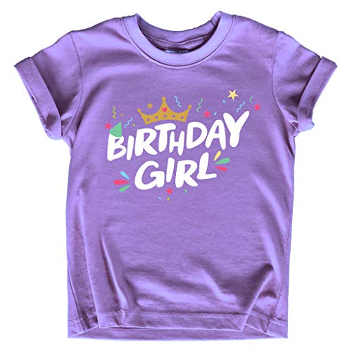 Birthday Girl Shirt Crown 1st First 2nd Two 3rd 4th 5th Toddler Birthday Outfit - Main Image