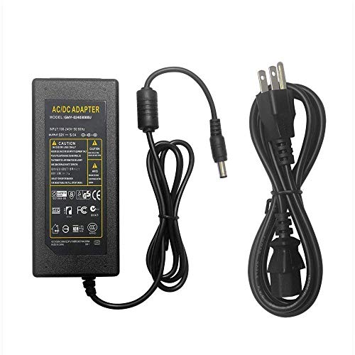 KINGLUX DC12V 5A 60W Power Supply adapter,DC12V Adapter, DC12V LED Power Adapter, DC12V Transformers, DC12V Power Supply for 5050 3528 LED Strip Module Light, Output 12V DC Power supply