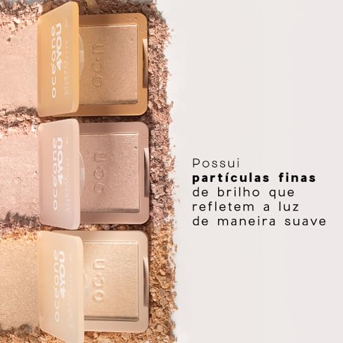 Océane Oceane Iluminador Facial Rosado - Shimmer Highlighter Rose 4You 6G