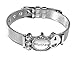 Produktbild Muttertagsgeschenk Armband, Deesos"Mother" Brief Liebe Diamant Rostfreier Stahl Armband Beste Geschenke für Muttertag und Geburtstag (Silber)