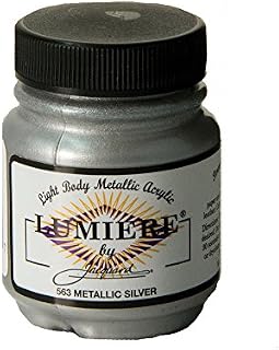 Jacquard Products 2.25 oz Lumiere Metallic Acrylic Paint, Halo Blue Gold