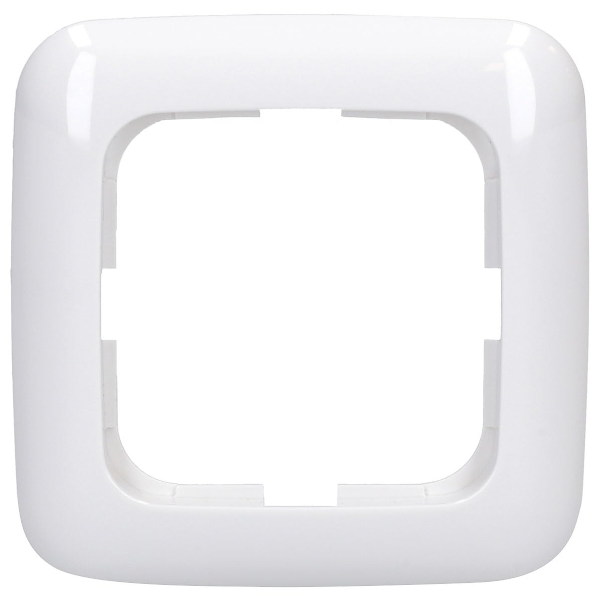 2511–214 Single Switch Frame, Alpine White