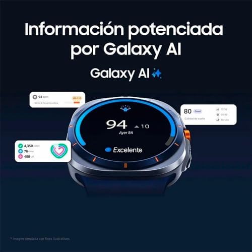 Samsung Galaxy Watch Ultra (2025) (Bluetooth Version, 64GB, 47mm) AI Powered Smartwatch, GPS, Fitness and Sleep Tracking, 10ATM Water Resistant, Long Battery Life - Titanium Blue (Renewed) - View 6