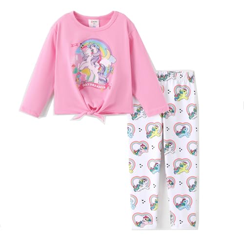 PATPAT My Little Pony Mädchen Bekleidungssets Rosa Langarmshirt + Gemusterte Hosen, Kinder Kleidung Herbst Winter Klamotten MLP Pullover Süße Zweiteilig Kleidung Outfit 2-6 Jahre 83-116 PATPAT My Little Pony Mädchen Bekleidungssets Rosa Langarmshirt + Gemusterte Hosen, Kinder Kleidung Herbst Winter Klamotten MLP Pullover Süße Zweiteilig Kleidung Outfit 2-6 Jahre 83-116