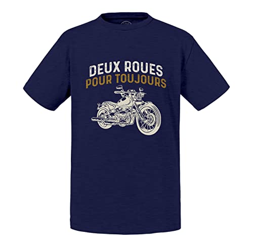 Fabulous T-Shirt Enfant Deux Roues pour Toujours Moto Grosses cylindrées Cafe Racer