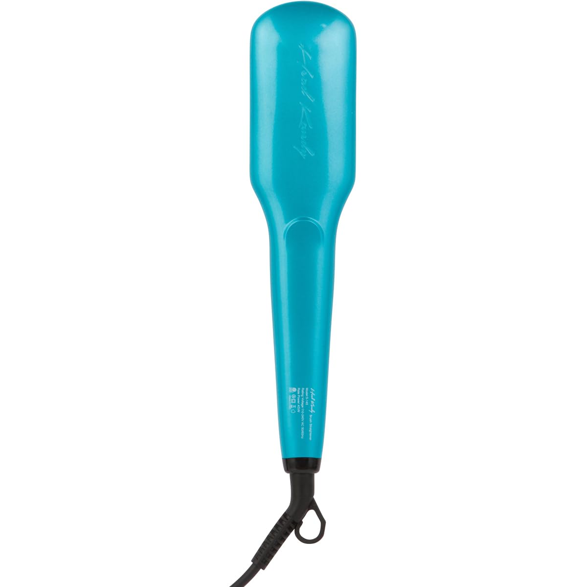 Head Kandy One Upper Hair Straightening Brush with Heat | Hot Brush with Ceramic Plating | Anti Scald Technology | Teal