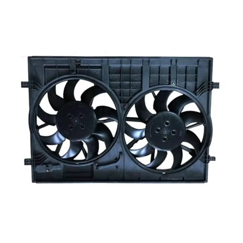 Image of Electric Radiator Cooling Fans Dual Radiator Engine Cooling Fan Assembly 3QF121207 3QF959455BC Compatible With VW For Atlas For Cross Sport V6 3.6L 2020 2021 2022 2023