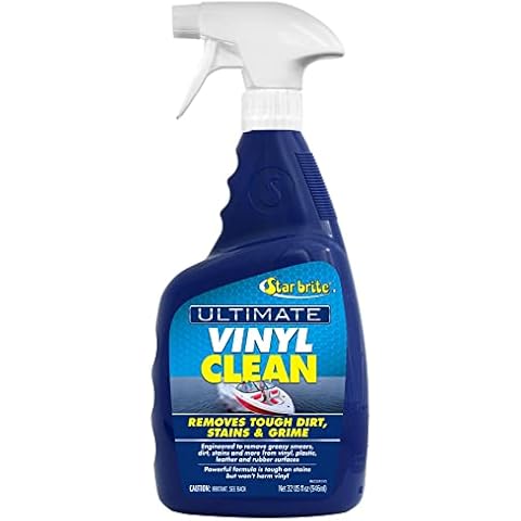 STAR BRITE Ultimate Vinyl Clean Spray - Multi-Surface Cleaner for Auto, RV, Home & Boat Upholstery - Vinyl, Rubber, Leather, Plastic + Interior & Exterior Trim - 32 OZ (096232) Cover