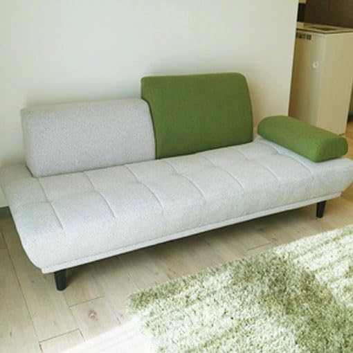 Amazon｜マルチソファ 組み替え式 布張りソファー A1800 グリーン 置