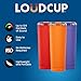 The LoudCup Blow Horn Tumbler, Cheer & Sip 2-in-1 Reusable Water Bottle with Built-In Horn for Sports Games, Tailgates, Parties & Events, BPA-Free, 23 oz, Royal Purple