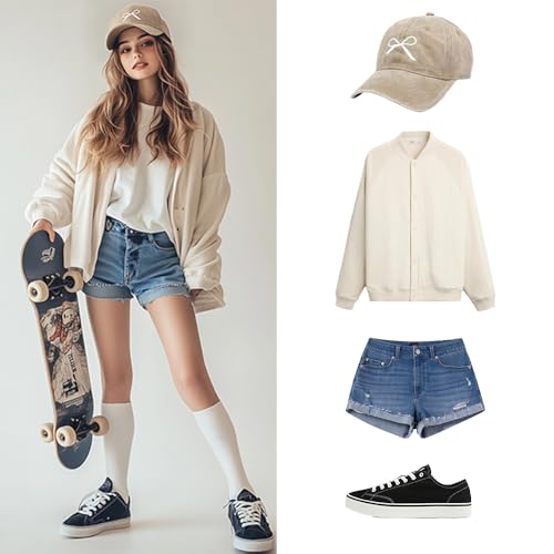 Gorra de béisbol con lazo para mujer miniatura 5