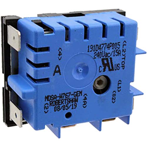 ClimaTek Upgraded Replacement for GE Oven Range Infinite Switch - 191D4774P005