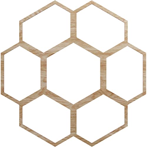 Image of Ekena Millwork 30 inchOD x 10 1 /2 inchID x 3 /8 inchT Florin Wood Fretwork Pierced Ceiling Medallion, Red Oak