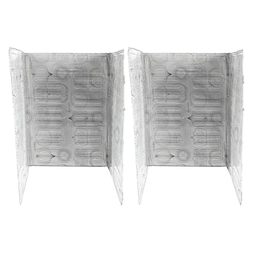 BESPORTBLE �A���~�z�C���I�C���o�b�t�� 2���Z�b�g �ƒ�p�ϖ��o�b�t�� �܂肽���ݎ��X�v���b�^�[�X�N���[�� �L�b�`���R��������̖��͂˖h�~