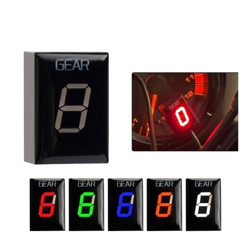 Indicateur de rapport engagé numérique FZ1 FZ8 R1 R6 support rouge moto - 2