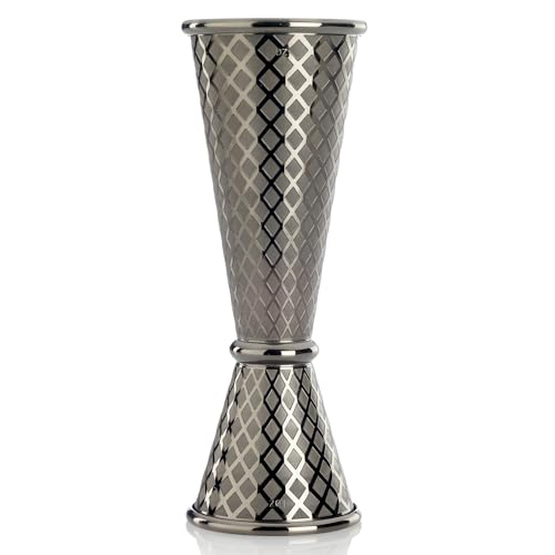 Doseur japonais 56,7 g Barfly Diamond Treillis noir pour jigger cocktail précis - 3