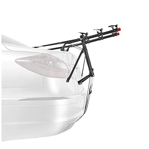 Allen Sports Deluxe Trunk Mount 3-Bike Carrier, Model 103DN-R, Black - Image 5