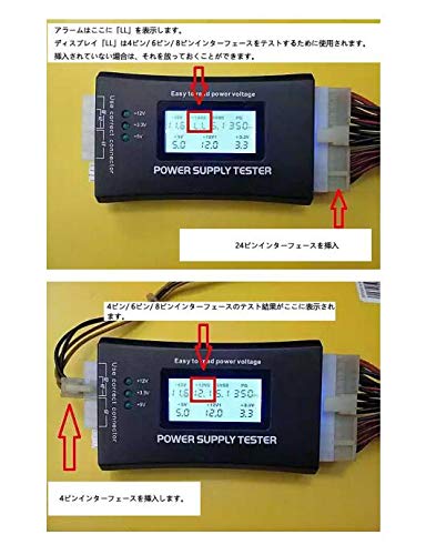Amazon | 20 24ピンATX BTX ITXコネクタ電源検出ツールPC パソコン