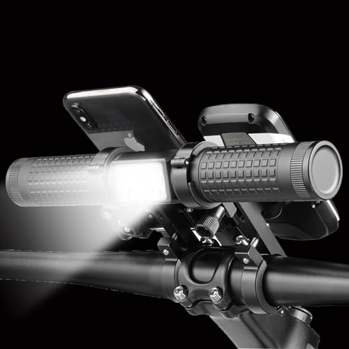Éclairage vélo 2400 lumens puissant pour rouler la nuit en toute sécurité