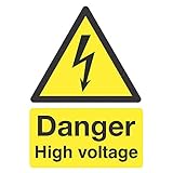 Laser 7574 High Voltage Sign (Double Sided)