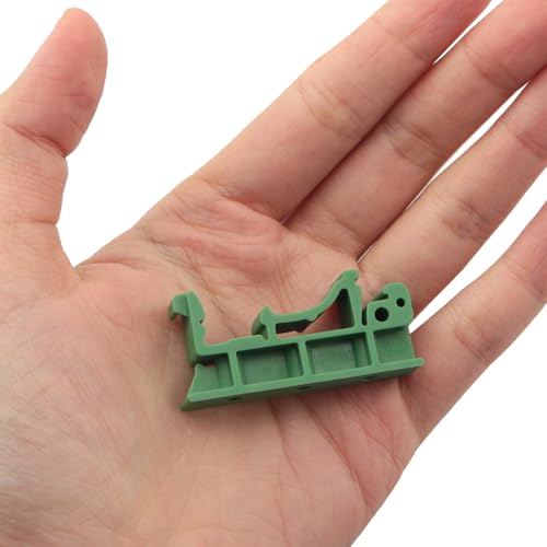 BLLNDX 10 Pairs C45 PCB Circuit Board DIN Rail Mounting Adapter 35mm 15mm Fixing Bracket Clip Switching Power Supply Isolator Solid State Relay Control Module Accessories - Thumbnail 3