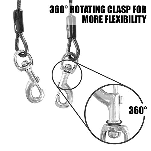 Bv Pet Super Heavy Xxl Tie Out Cable For Dogs Up To 250 Pound, 25 Feet #TOP6