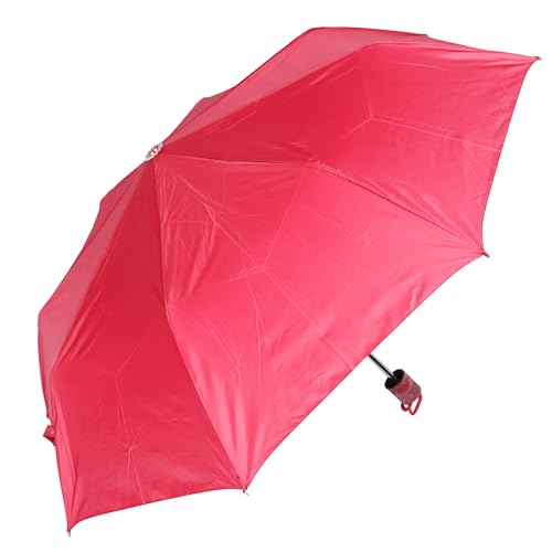 Image of 3-Fold Mono Silver Manual Opening 21.5inch Umbrella for Mens and Womens