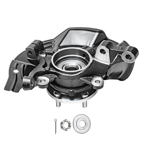 Image of Detroit Axle - 2.0L Front Right Steering Knuckle for 2011 Kia Optima, Passenger Side Steering Knuckle & Wheel Bearing Hub Assembly Replacement