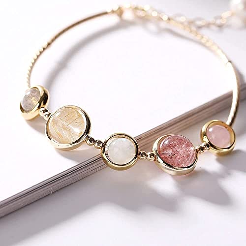Bijoux en argent et perles de couleur pierre de lune fine