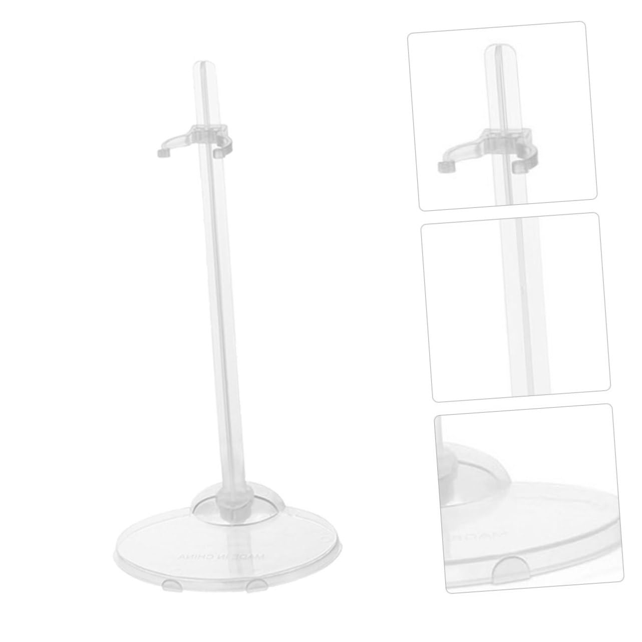 VICASKY 17pcs Doll Storage Stands Plastic Doll Holder Racks Display Stands for Little Girls