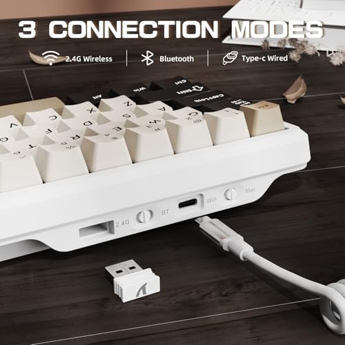 Teclado Gamer Attack Shark X66 60% Inalámbrico Bluetooth miniatura 3