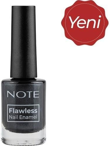 Note Cosmetics Nail Flawless Oje 119 Silver Black, Yeşil