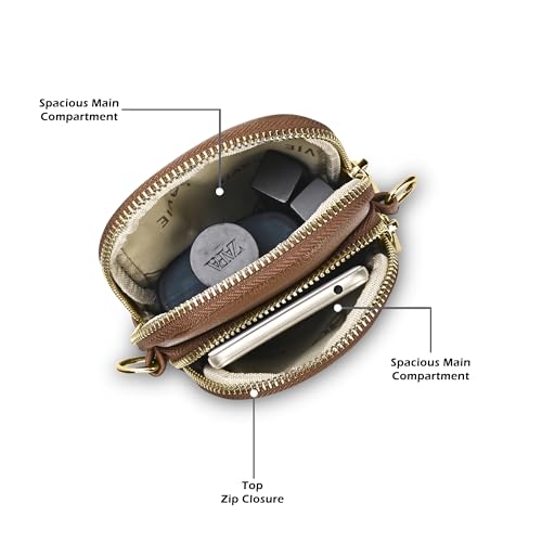 Image of Lavie Luxe Women's Mobile Vertical26 2-Compartment Crossbody Sling Bag | Ladies Purse Handbag | Gift for Women