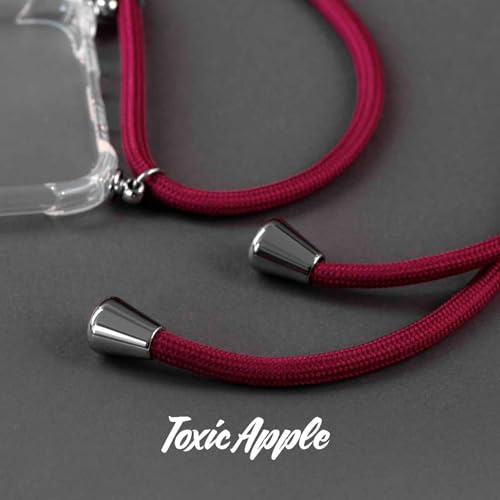 Coque iPhone 16 Pro Max avec cordon amovible bordeaux ONEFLOW