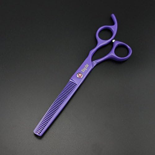 Kingstar 7.0in. Pink Professional Pet Grooming Scissors,Dog Thinning Scissors,Sharp Edge,A431