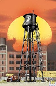 Walthers Cornerstone HO Scale Model City Water Tower Built-Ups, 8 image 3