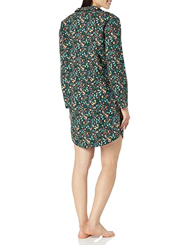 Image of Amazon Essentials Women's Woven Flannel Notch Collar Nightgown (Available in Plus Size)