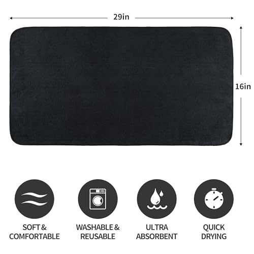 New Microfiber Hair Drying Salon Towels, 16 x 29 inches, 4 Pack, Quick Dry, Lint Free - Image 4