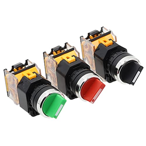 Sélecteur autobloquant 22 mm 1NO1NC interrupteur alimentation marche arrêt 4 vis