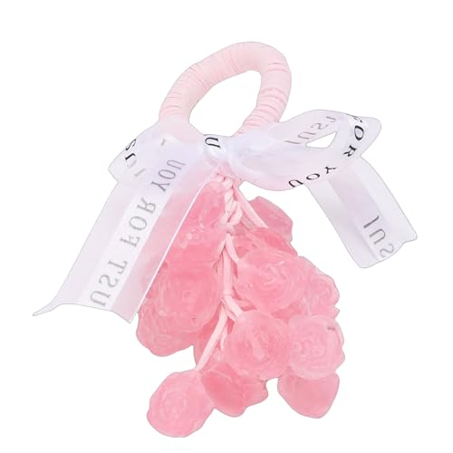 BRRNOO Jabón en Forma, Diseño Floral Translúcido Hecho a Mano con Cuerda Adjunta, para Lavado de Manos, Aromaterapia, Regalo de Decoración del Hogar