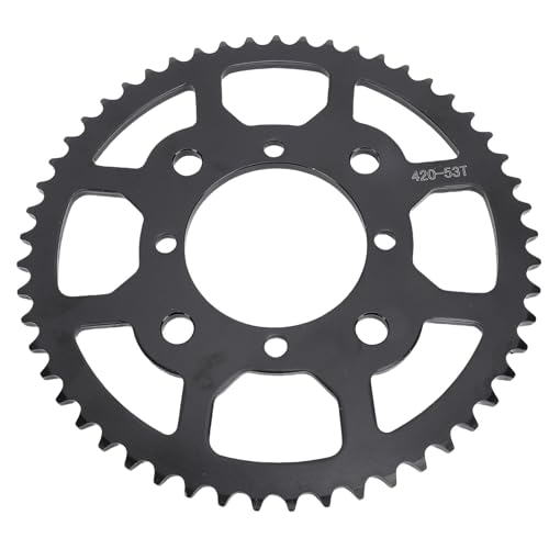 Corona de transmisión de pit bike 420 53T Qqmora para moto de cross