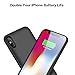 Gixvdcu Battery Case for iPhone XS/X/10 [6500mAh] Rechargeable Protective Portable Charging Case for Apple iPhone X & XS &10 Extended Charger Pack Power Bank - Black