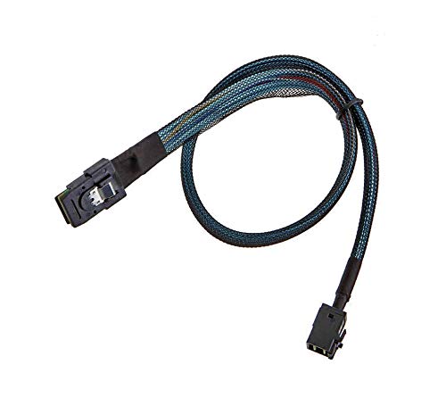 LTronicsMini SAS 36pin Male SFF-8087 to Male SFF-8643 Internal SAS Cable - 0.5m