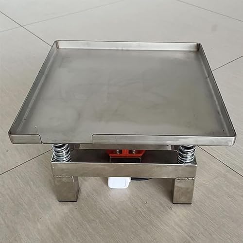 Mesas Vibratorias para Hormigón, Mesa Vibradora Eléctrica de Placa Plana, Plataforma de Vibración para Pruebas en Banco, 3000 RPM, para Eliminar Burbujas de Aire, 50 x 50 x 25 cm miniatura 3