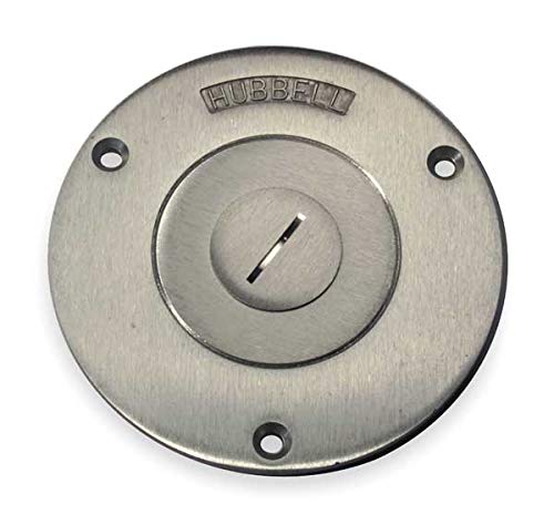 Floor Box Cover, Round, 1/4 in.